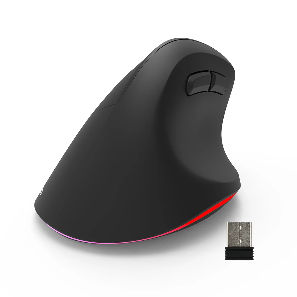 High-end Design Stylish Comfortable Ergonomic Left-handed Vertical Wireless Gaming Mouse 1