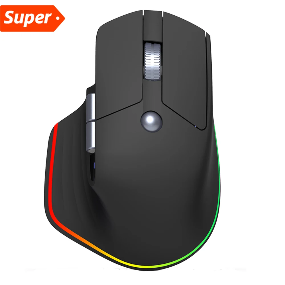 Top Seller 2.4g Mouse Gaming Wireless Pc Logo personalizzato Prezzo basso Mouse ergonomico DPI 6400 Gioco Mouse wireless Accessori per computer 1