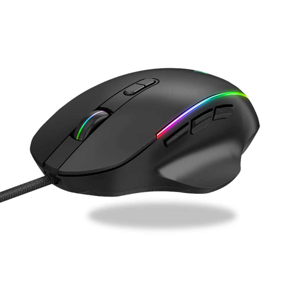 Hochwertige, kundenspezifische, kabelgebundene Gaming-Maus mit RGB-Hintergrundbeleuchtung, ergonomische Gaming-Maus, 7000 dpi, kundenspezifische Software verfügbar 1