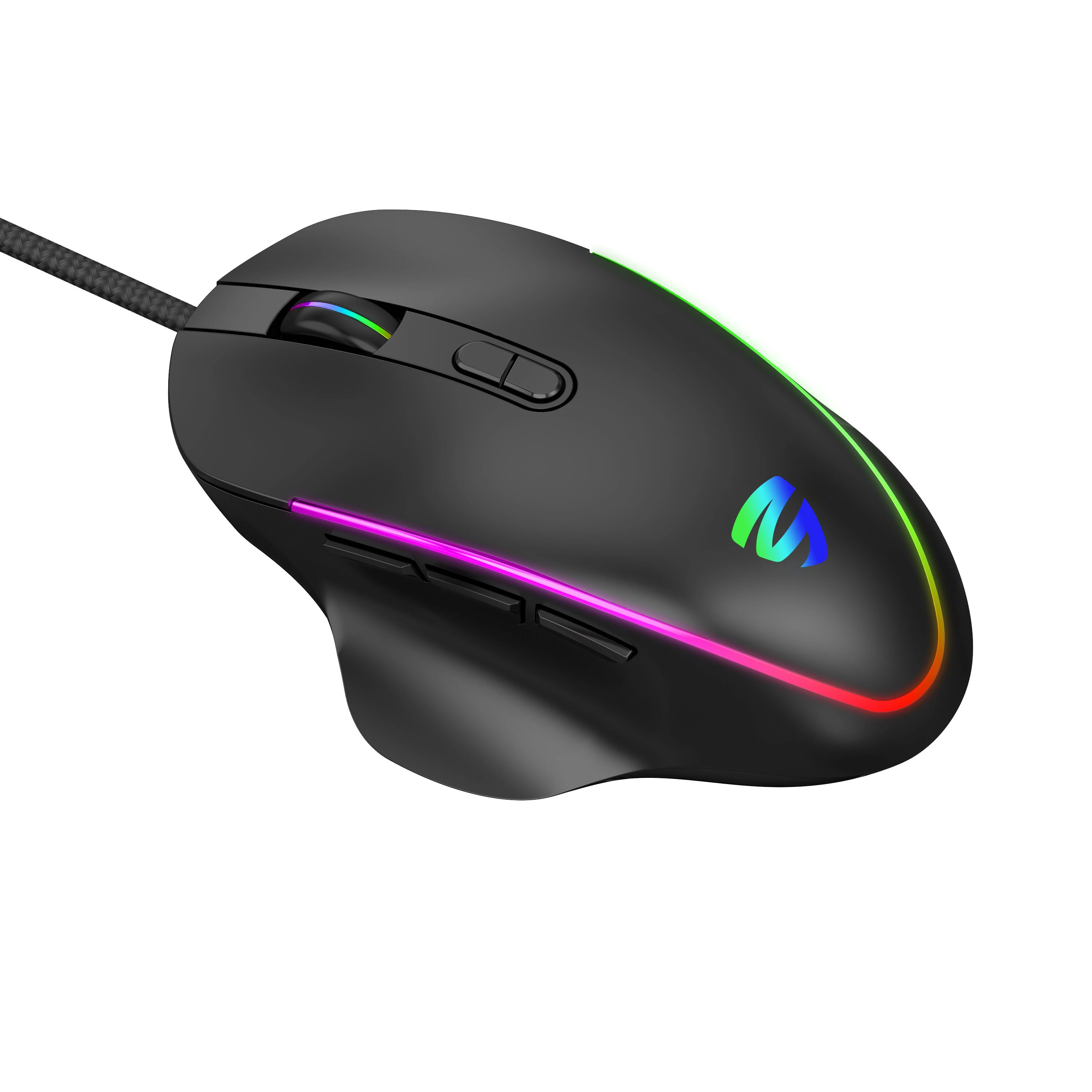 Kabelgebundene Gaming-Maus, 8 Tasten, kabelgebunden, ergonomische Maus, Gamer, RGB-Hintergrundbeleuchtung, USB-Gaming-Maus für Computer und Laptop 1
