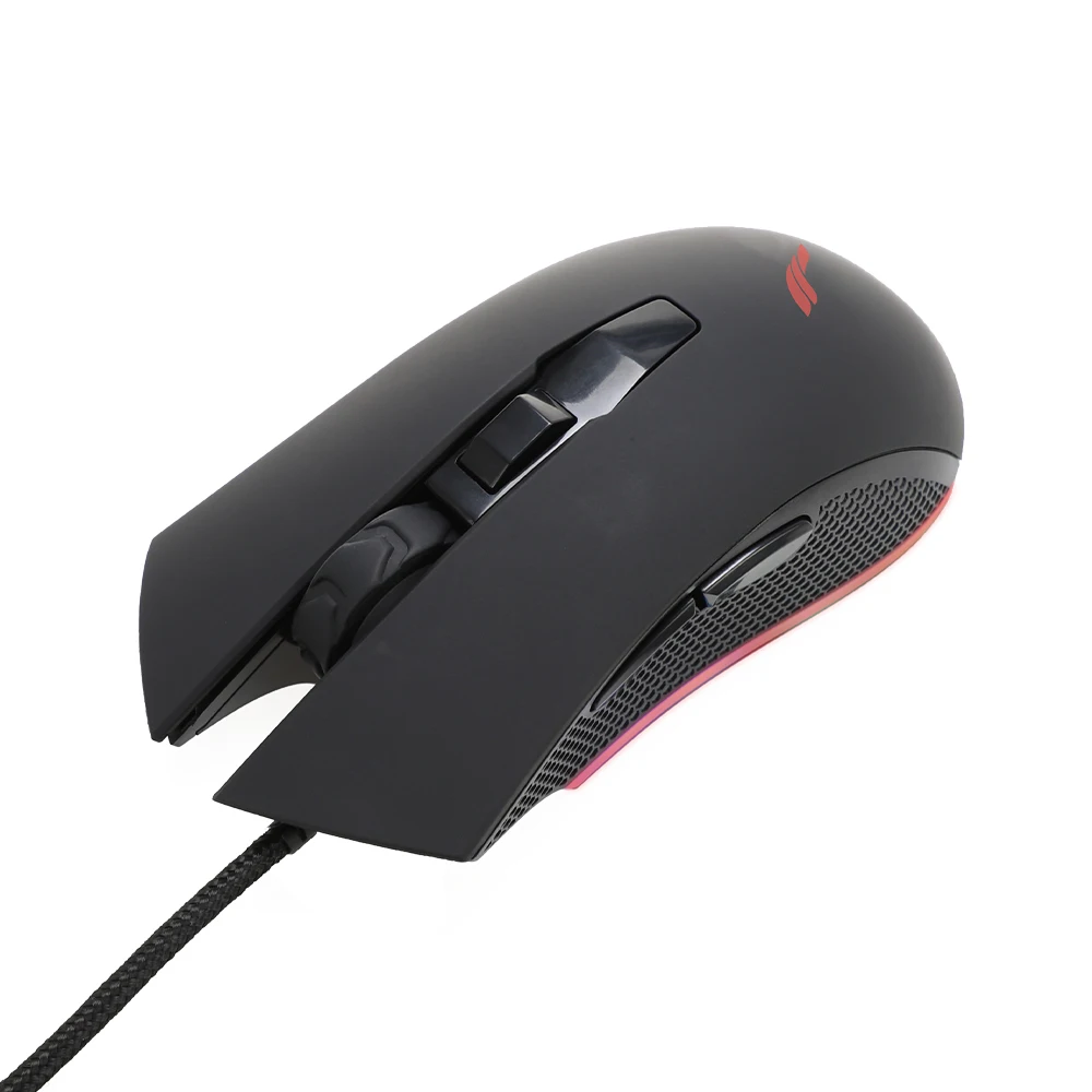Kabelgebundene Maus für Spiele, RGB, kabelgebundene Mäuse, ergonomische Maus, Gaming-Maus bis zu 6400 pdi, geeignet für Büro- und Gamer-Benutzer 1
