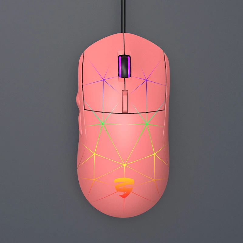 IDM OEM-Gaming-Maus mit RGB-Beleuchtung, USB-Maus mit seitlicher Taste, PC-Gamer-Mäuse 1