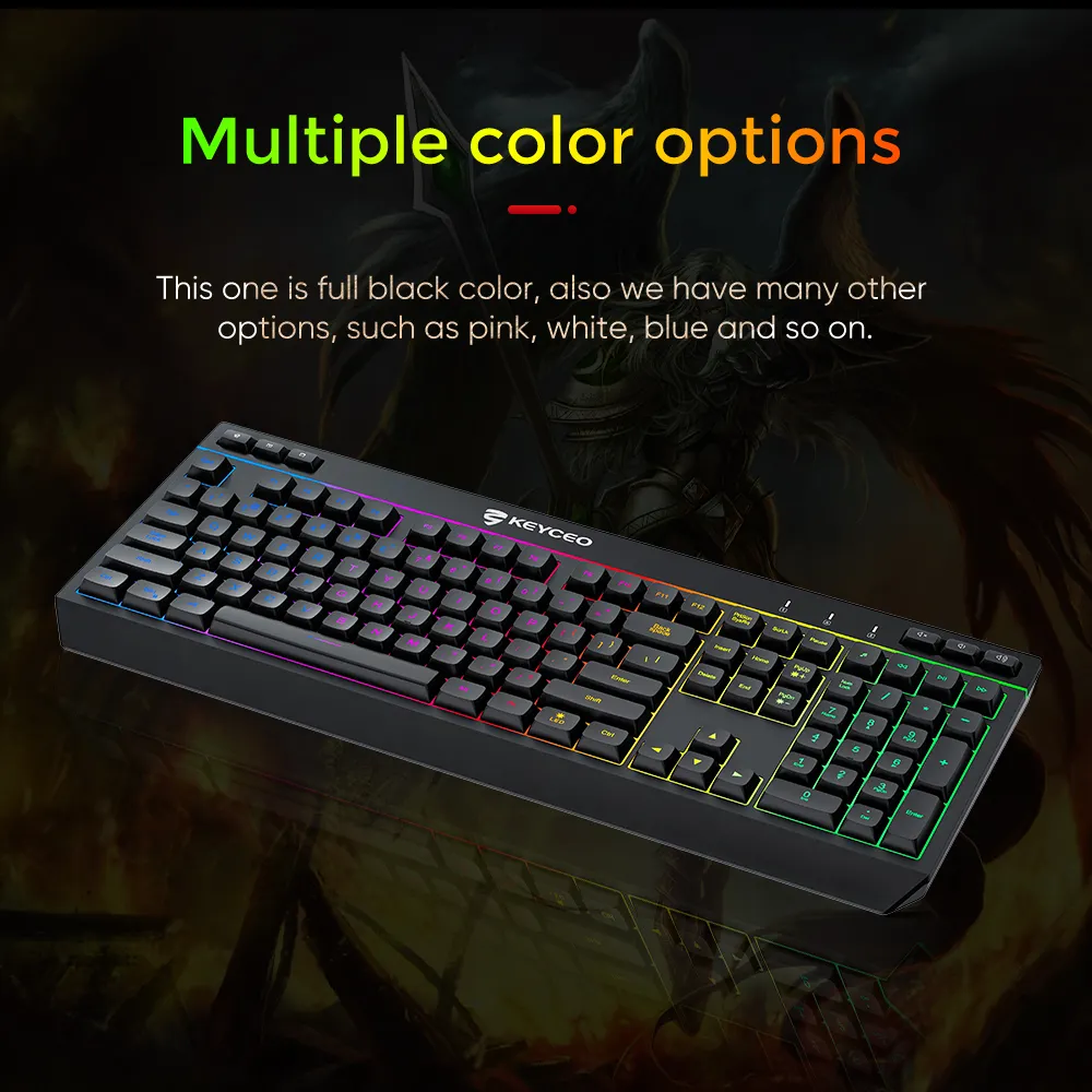 Keyceo Ergonomic Backlit Mechanical Keyboard KY-K9570 KY-K9570 6