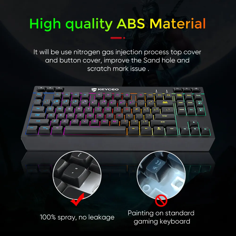 Keyceo Brand OEM Mechanical Keyboard Supplier-3 4