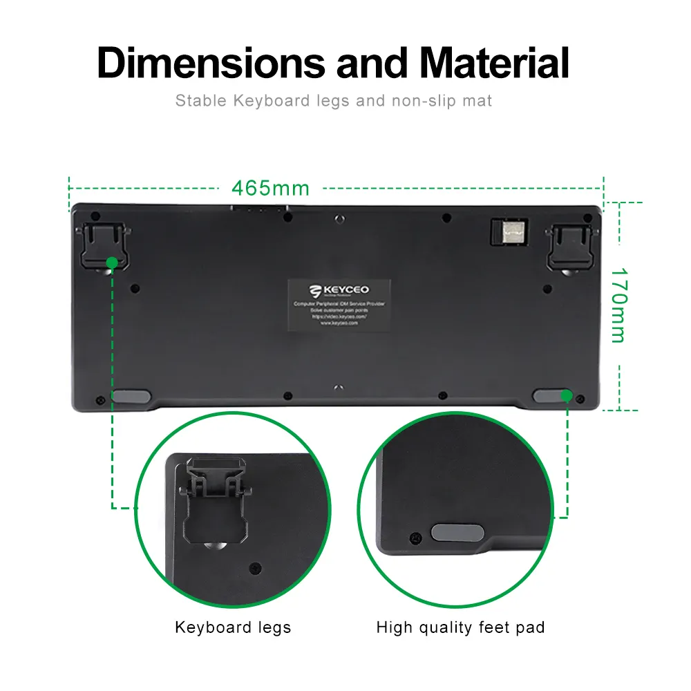 HotOEM Mechanical Keyboard NO Keyceo Brand 7
