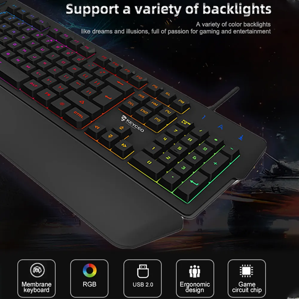 Ergonomic Keyboard Arm Rest at Wholesale Prices | Keyceo 3