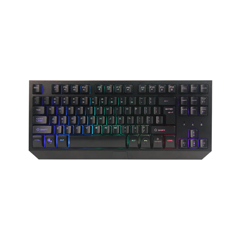 Oem Idm Gaming-Membrantastatur, Tkl-Design, kleine, ergonomische, kabelgebundene Tastatur 1