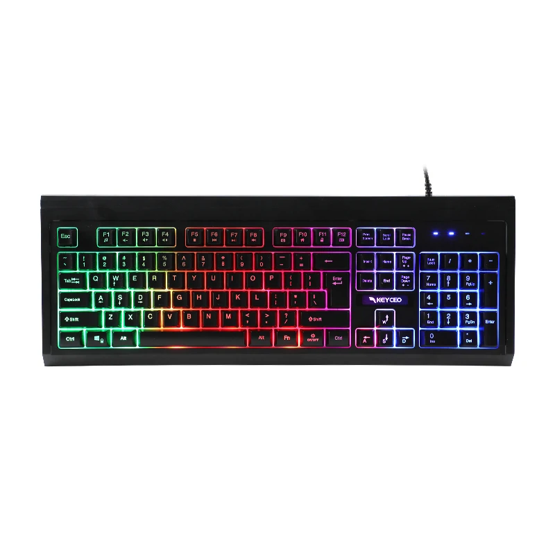 Neue volle Größe China Factory Wired OEM Gaming-Tastatur RGB-USB-Tastatur Anti-Ghosting-Tasten Membrantastatur 1
