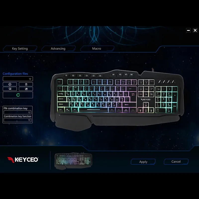 Gaming Keyboard Manufacturers Keyceo Manufacture USB Type C 6