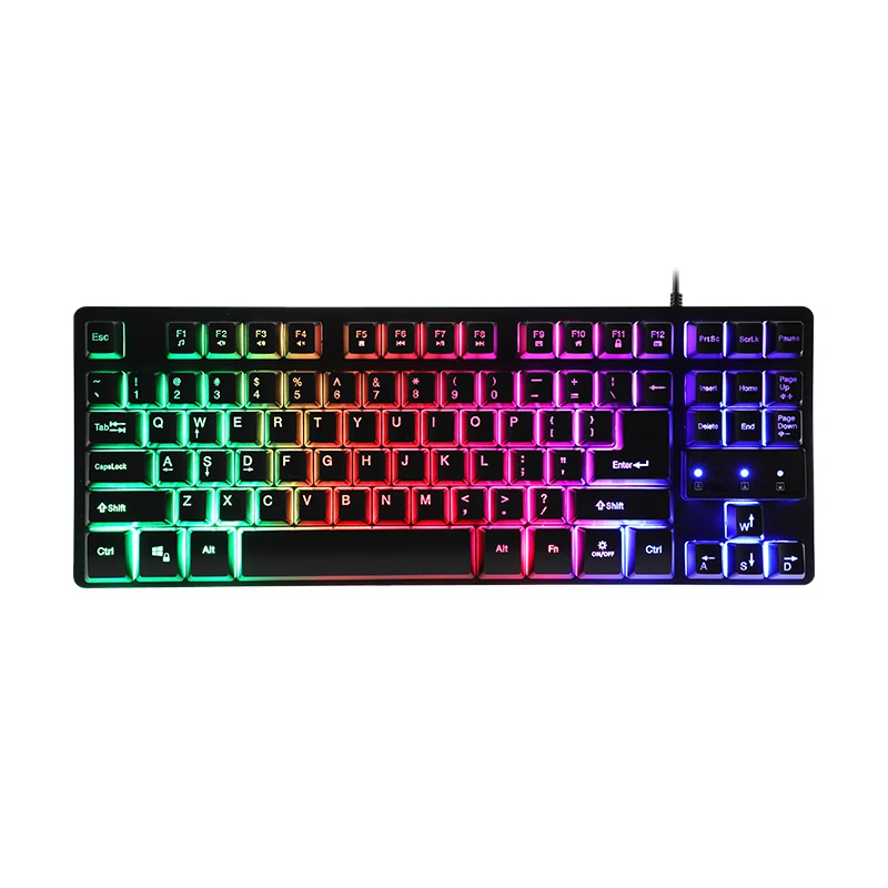 Oem Tkl Gaming-Tastatur, Pfeil- und Wasd-Tasten, Austauschfunktion mit Win-Lock-Funktion, Hersteller von kabelgebundenen Tastaturmembranen 1