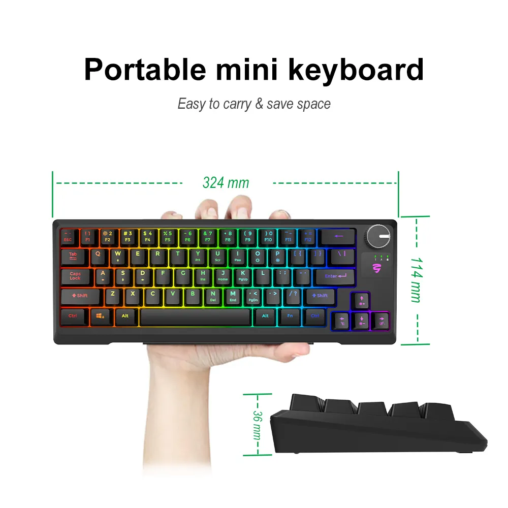 OEM OEM Mechanical Keyboard Keyceo 64 Keys 7