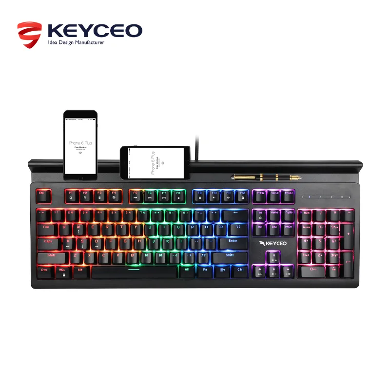 Idm Rainbow & Tastiera meccanica retroilluminata Rgb Design compatto Versioni a tasti completi Tastiera meccanica con cellulare 1