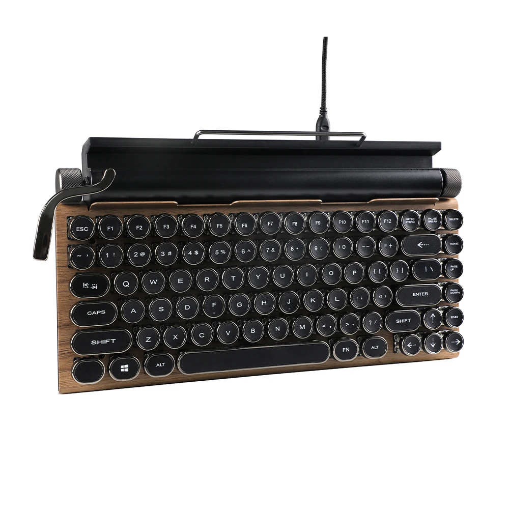 Rgb mechanická klávesnica Tkl okrúhly kláves s drážkami Multifunkčná herná klávesnica PC Keyceo Oem Idm 1