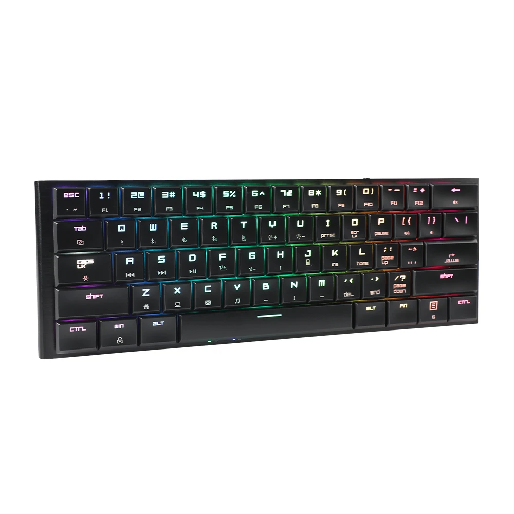Thinnest Full-body Mini Wireless Gaming Keyboard 2.4g Ultra-slim With Rgb Backlit Mechanical Keyboard For Laptop Keyceo 1