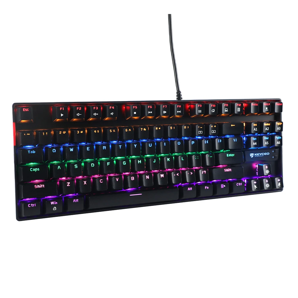 Clavier mécanique de jeu multimédia 60% rvb, Mini petit clavier filaire pour ordinateur portable, meilleure vente 1