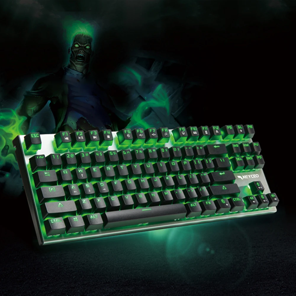 Tkl Mechanical Keyboard Wired Usb Rgb Backlight Support Software High Quality Metal Case Support Oem Keyboard Gaming 1