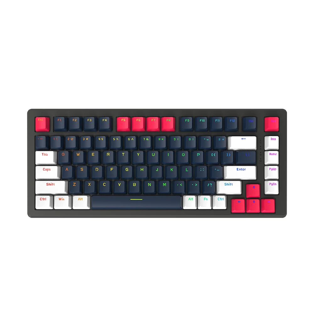Idm Gaming Mechanical Keyboard Diy Hot Swap Shaft Rgb bezdrátová kvalitní klávesnice Tradiční zapuštěná struktura Keycap Mechanická 1