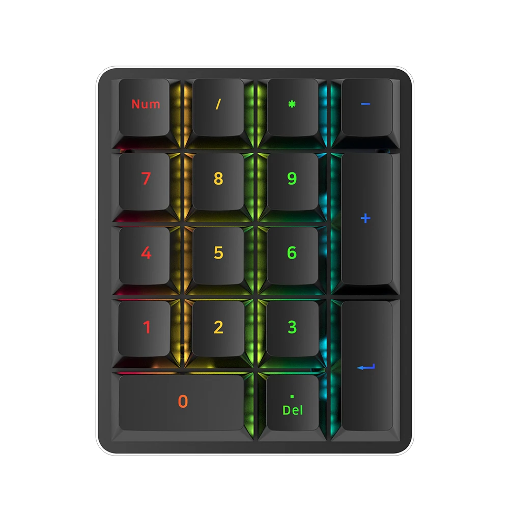 Portable Mini Mechanical Keyboard Computer One-handed Keyboard Bluetooth+usb Mini Pc Keyboard 1