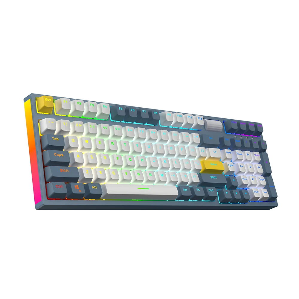 深セン Ce 沈没メカニカルキーボードマルチメディア Bluetooth + USB ゲーミングキーボード白 USB 2.4 グラムワイヤレスキーボードラップトップ Pc 用 1