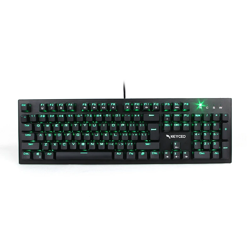 Mechanical Gaming Keyboard Rgb 104 Keysrgb Backlit Usb Wired Keyboard Durable Abs Keycaps/anti-ghosting Mechanical Keyboard 1