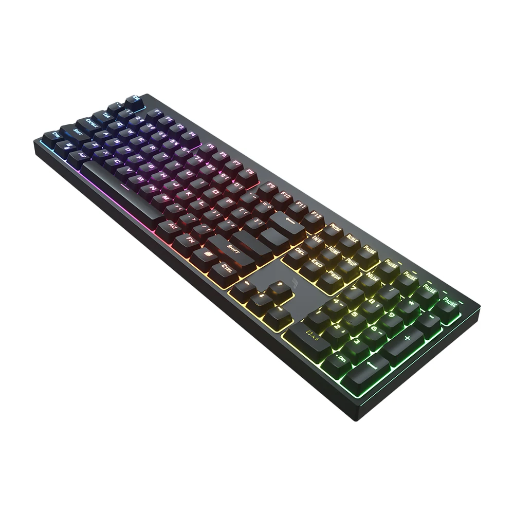 Mechanical Gaming Keyboard Bluetooth+usb Gaming Keyboard Wired Detachable Type-c Cable Full Size Keyboard 1