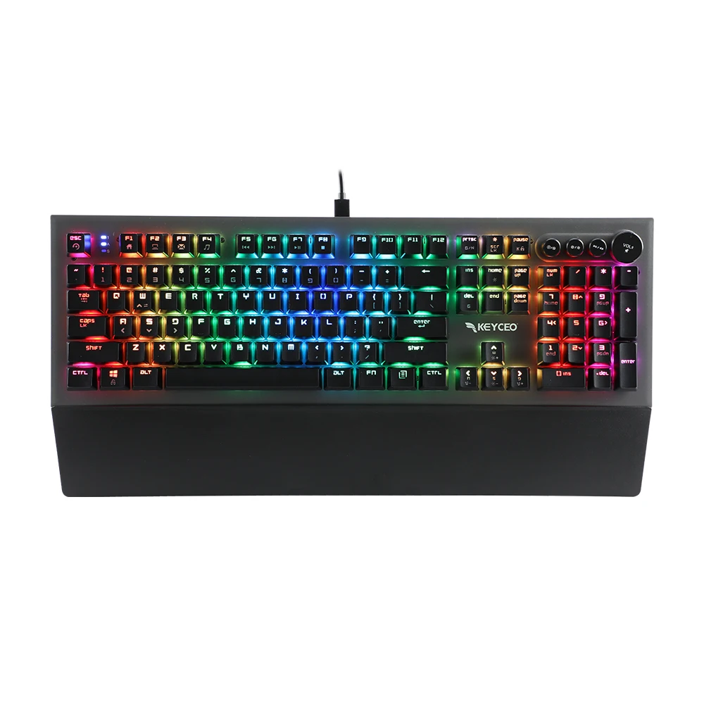 Wired Mechanical Keyboard Wired With Rgb Backlit For Win Gaming Keyboard Keyceo 1
