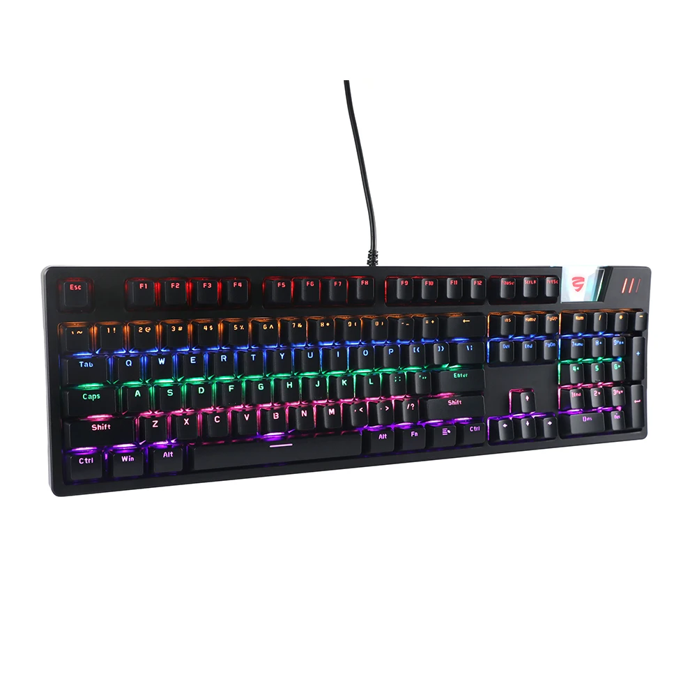 Tastiera meccanica Tastiera da gioco full size cablata con interruttori rossi Tastiera meccanica retroilluminata Gamer 1