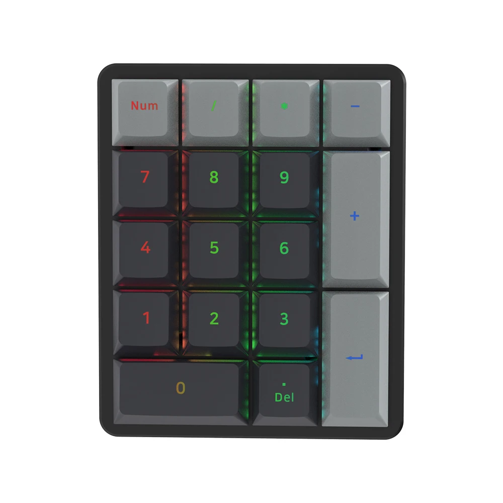Teclado mecânico portátil computador mini lsmart estúdio com uma mão bluetooth + usb mini teclado para pc 1
