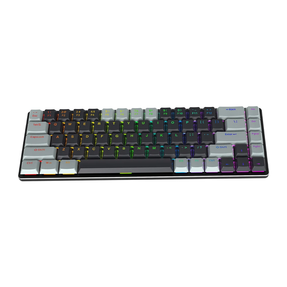 Factory Direct Mechanical Keyboard Rgb Backlight 2 Mode Bt+usb Pc Computer Gamer Gaming Keyboard 1