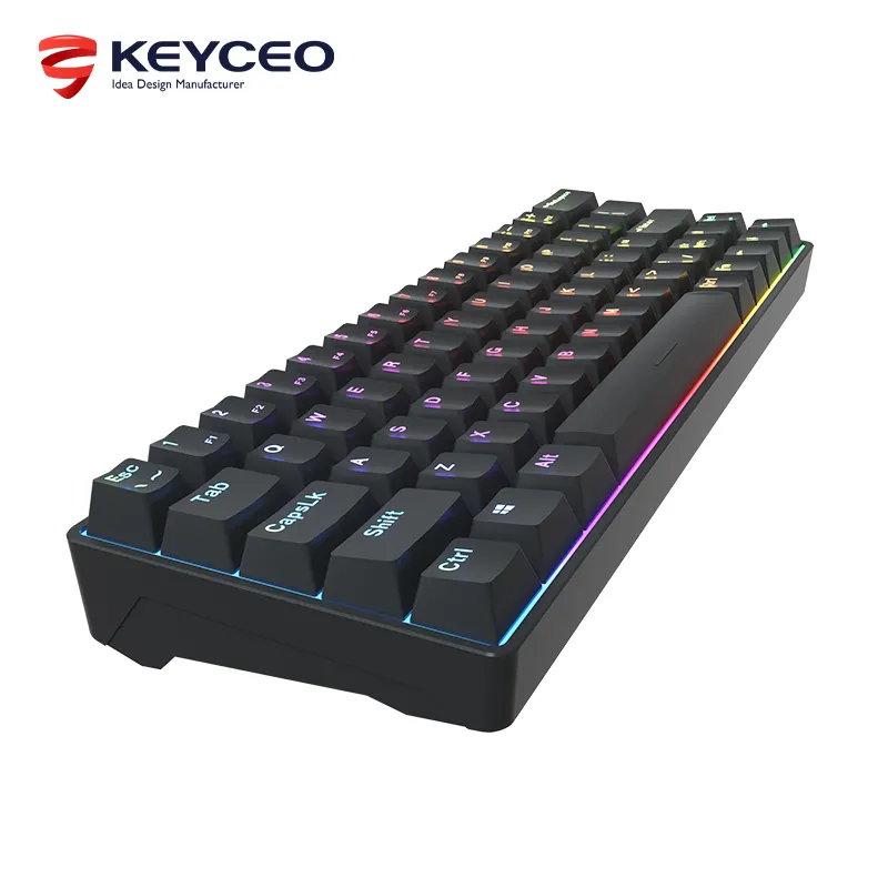 OEM Keyboard Keyceo Brand Usb 3.5mm 60 Million Times Outemu Switches 2