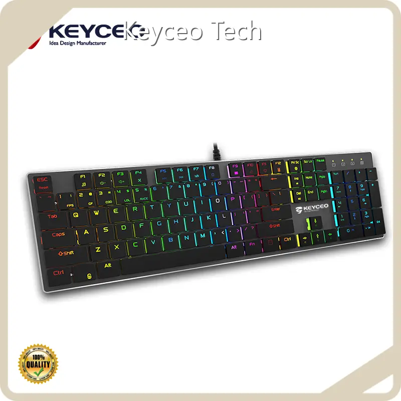 Best Gaming Keyboard Manufacturer Metal USB Type C Bulk Buy RGB Only Keyceo 1