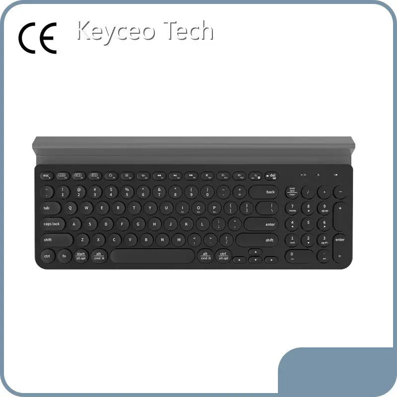 Keyceo Brand Best Wireless Keyboard for OfficeMultifunction Keyboard 2.4G + BT 3.0 + BT 5.0 1