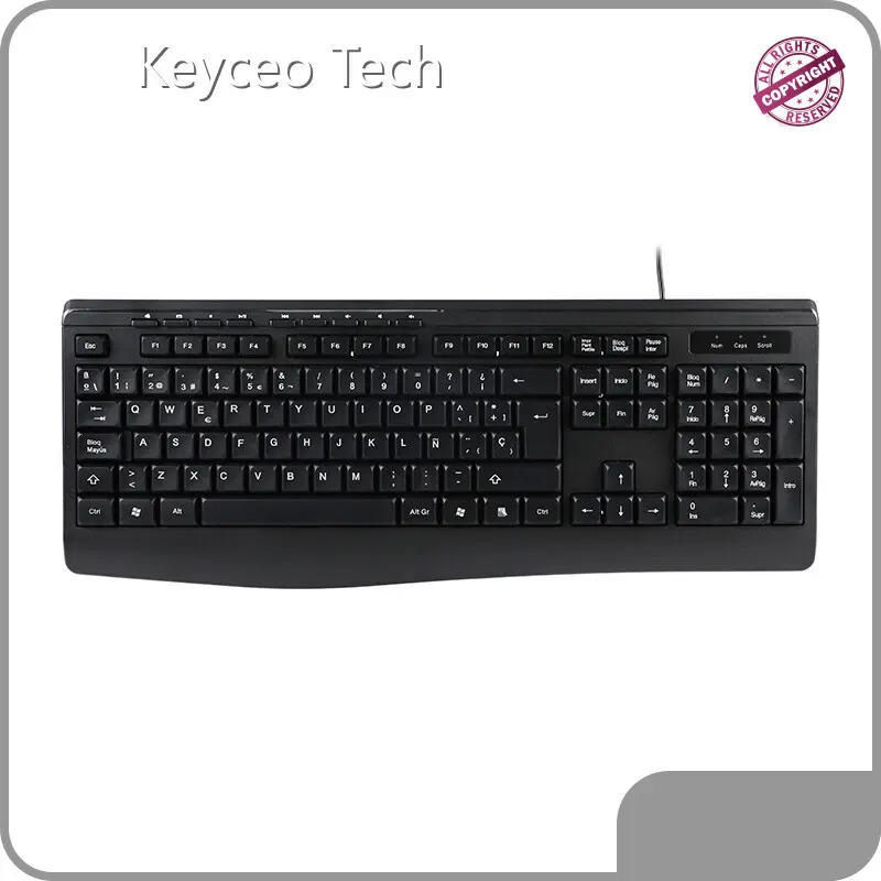 Office Wired Keyboard USB Support All the Languange Keyceo Company 1