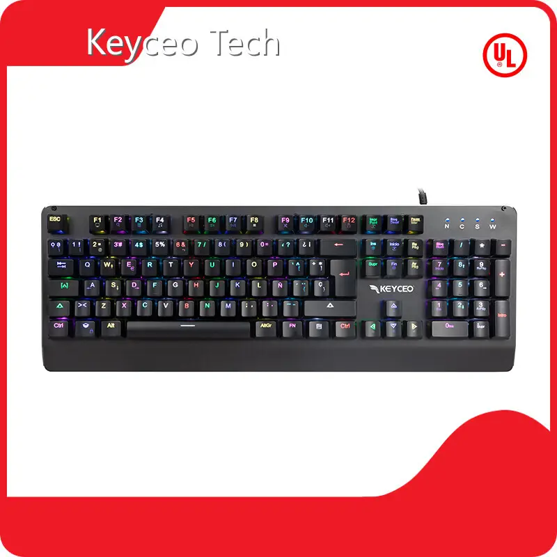 Red Mechanical Gaming Keyboard KY-MK01 Keyceo Brand Rainbow 1