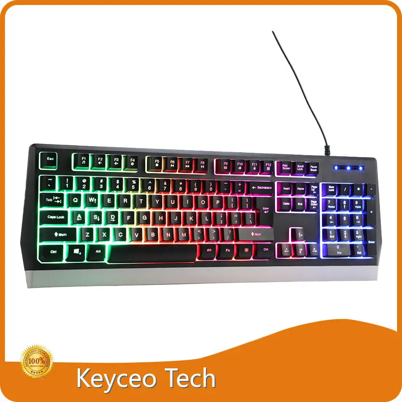 Keyceo Brand Gaming Membrane Keyboards Feel Like Normal Keyboards SupplierKY-K9260 465*165*35mm Support All the Languange 1