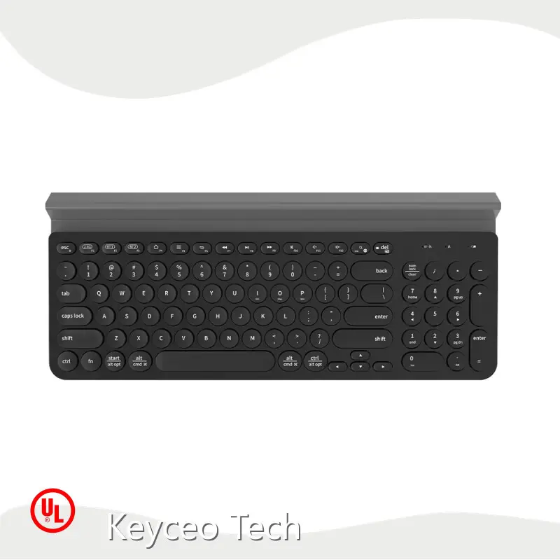Wireless Keyboard Manufacturers Different Color Bulk Buy 2.4G + BT 3.0 + BT 5.0 Keyceo 1