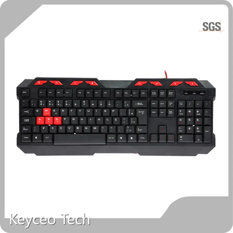 Keyceo Officeworks Wired Keyboard Support All the Languange 402*150*21mm 1