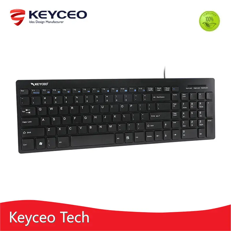 Keyceo Brand Ergonomic Keyboard with Touchpad 104/105/107 Keys 1