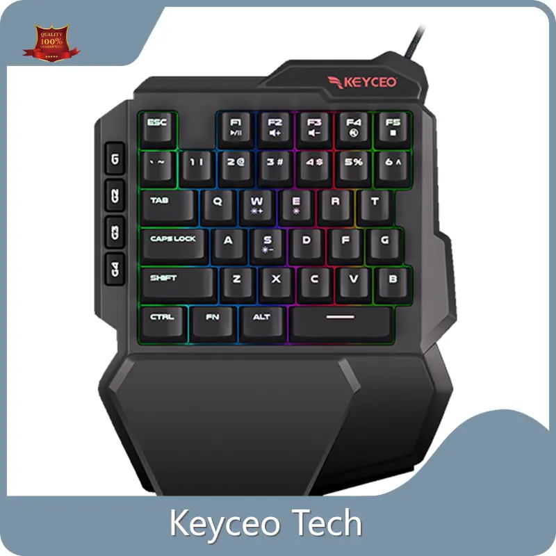 Keyceo Brand Gaming Keyboard Manufacturers3.5mm Rainbow 1