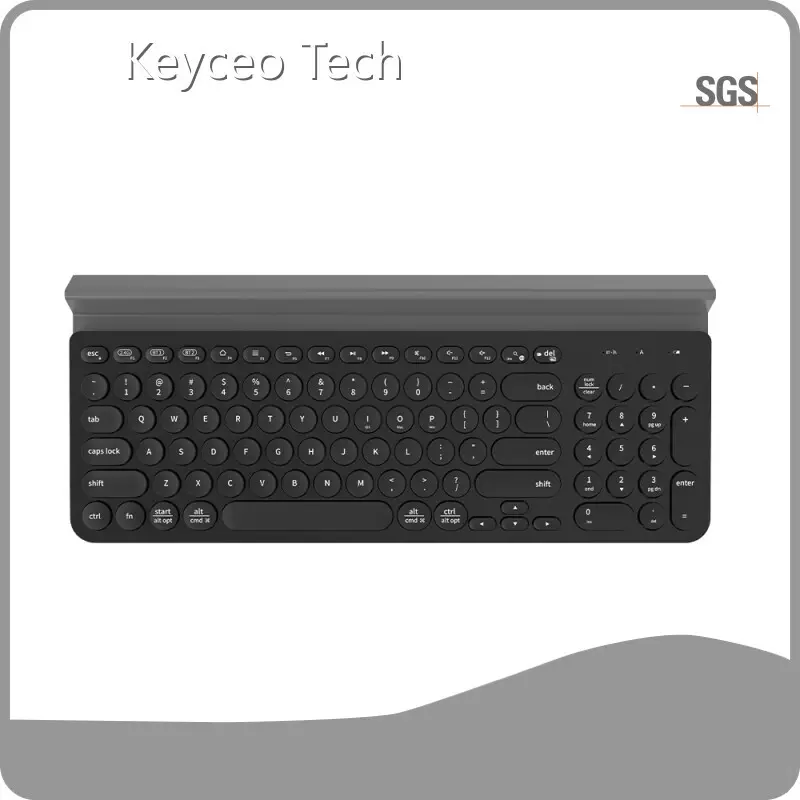 Hot Wireless Keyboard Manufacturers 127*75*42mm 2.4G + BT 3.0 + BT 5.0 Keyceo Brand 1