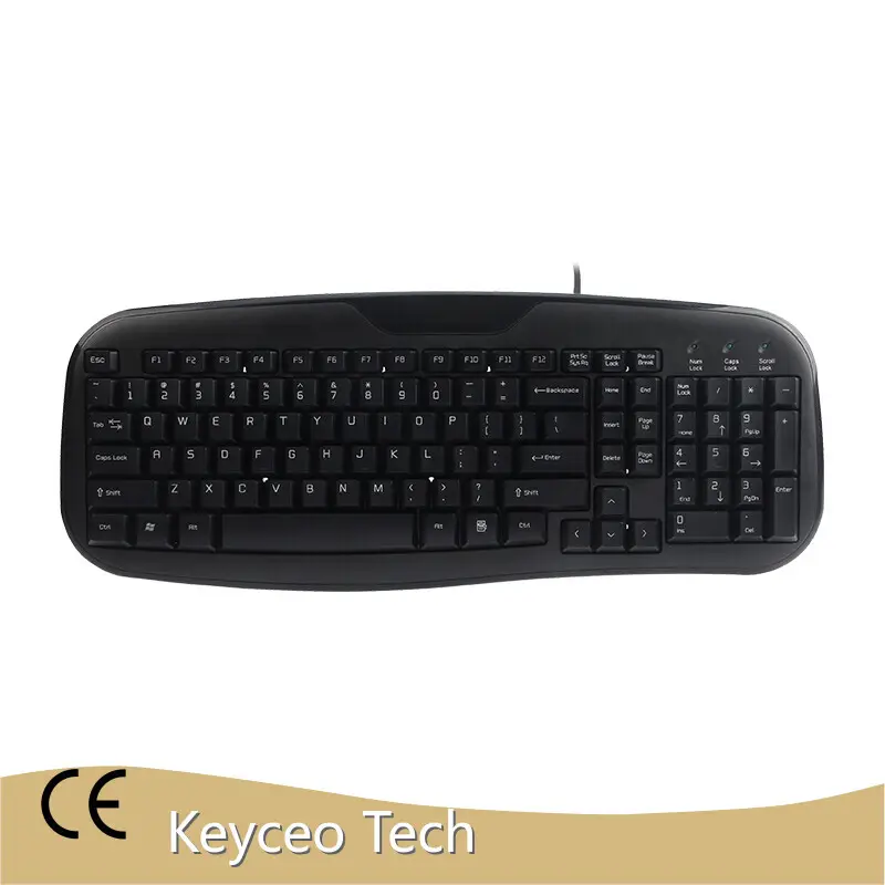 Best Wired Keyboard for Office 440*173*28mm Keyceo Brand Company Support All the Languange KY-K240 1