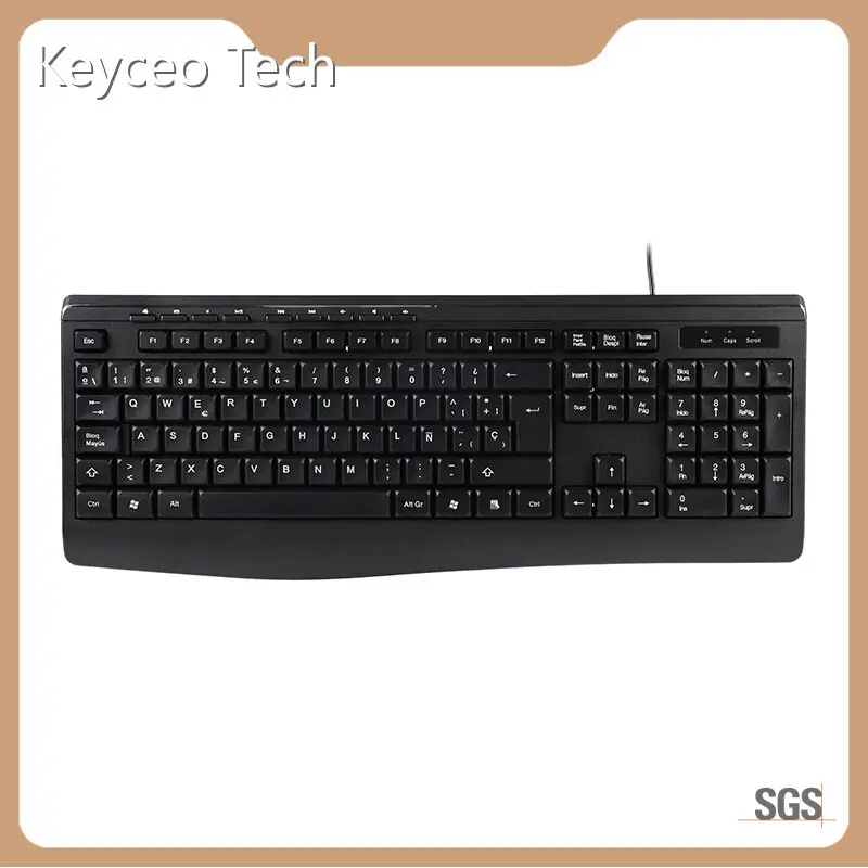 OEM Best Wired Keyboard for Office Work Keyceo Support All the Languange USB 1