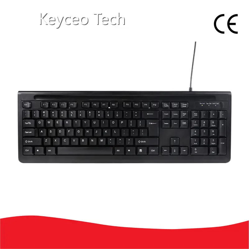 Ergonomic Membrane Keyboard KeyceoWindows System Wired NO 1