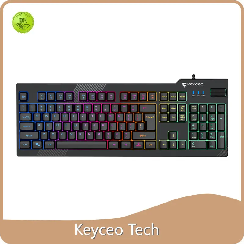 Keyceo Best Budget Membrane Gaming Keyboard Brand KY-K9330 Yes Custom 1