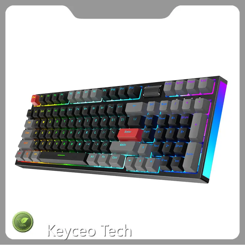 Best Mechanical Keyboard Manufacturers USB+BT RGB Yes Bulk Buy 102 Keys Keyceo 1