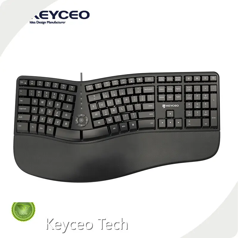 Best Ergonomic Bluetooth Keyboard for Mac Keyceo Brand Windows System USB 1