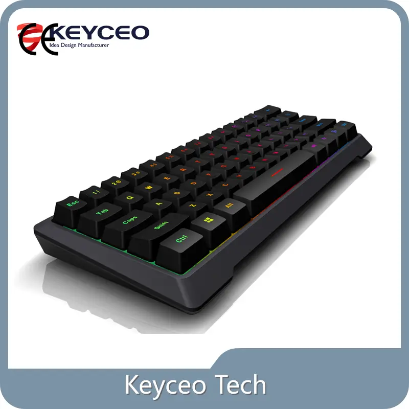Keyceo Brand Ergonomic Pink Keyboard Wireless Factory 1