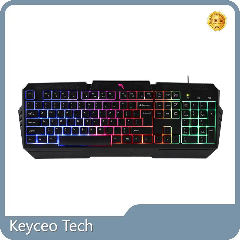 Ergonomic Keyboard Separate Number Pad Keyceo Brand 107 Keys 670±5g 1