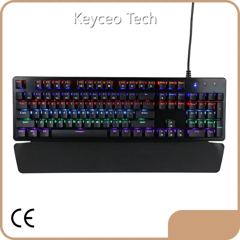 Best Mechanical Keyboard Manufacturers RGB 443*200*32mm Keyceo 1