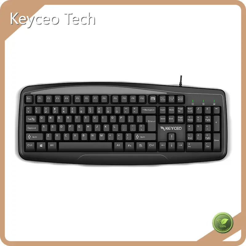 Keyceo Brand Best Wired Keyboard for Office WorkSupport All the Languange 439*187*23mm 1